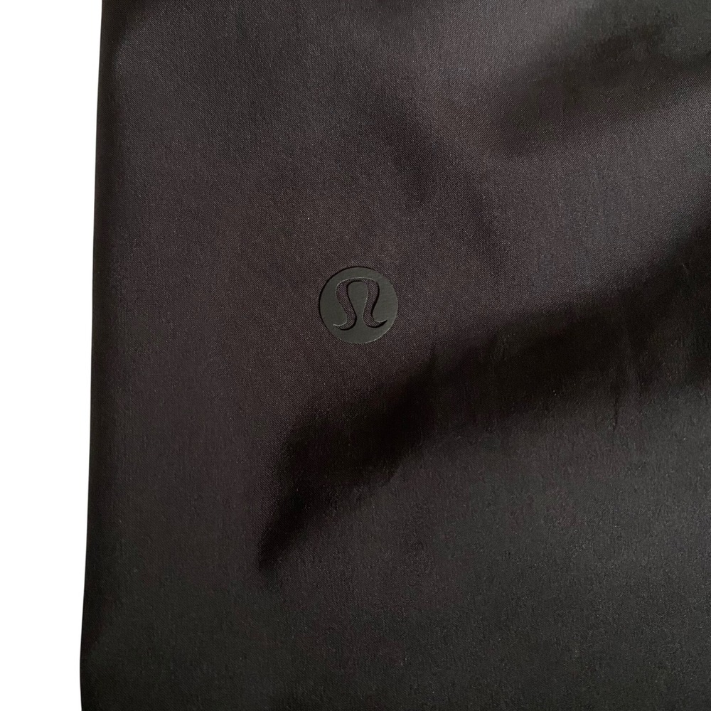 Lululemon EUC Rain Rules Jacket Black Waterproof Hooded Parka Coat Womens Size 8 - Picture 8 of 8